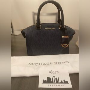 SOLD - Michael Kors Small Tote - Navy